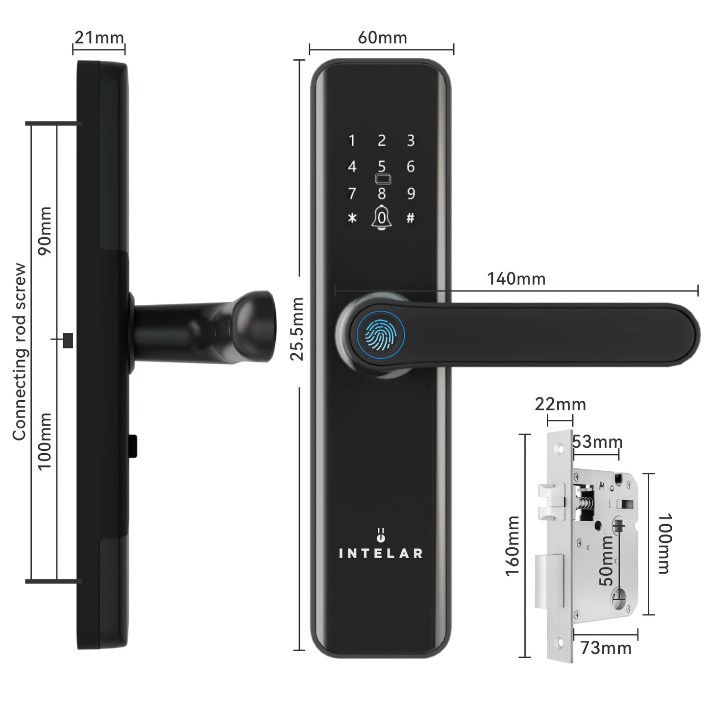 Fechadura Eletronica Tuya Wifi