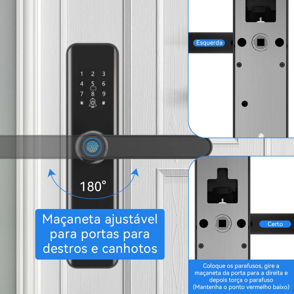 Fechadura Eletronica Tuya Wifi